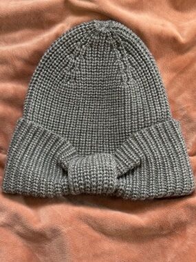 Kate Spade Metallic Bow Beanie